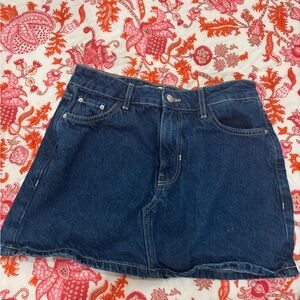 Zara Blue Denim (jean) Skirt